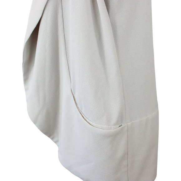 Aritzia Wilfred Chevalier Crete Jacket Size 4 Grey Shawl Collar Blazer D201 - Picture 6 of 9